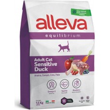 Alleva Equilibrium Sensitive Duck Adult Cat Сухой корм Сенситив для взрослых кошек с уткой