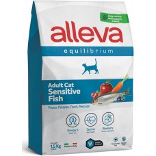 Alleva Equilibrium Sensitive Fish Adult Cat Сухой корм Сенситив для взрослых кошек с рыбой