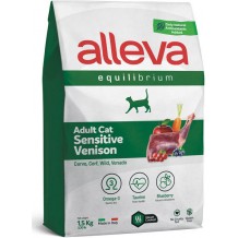 Alleva Equilibrium Sensitive Venison Adult Cat Сухой корм Сенситив для взрослых кошек с олениной 400г Alleva Equilibrium Sensitive Venison Adult Cat Сухой корм Сенситив для взрослых кошек с олениной 400г