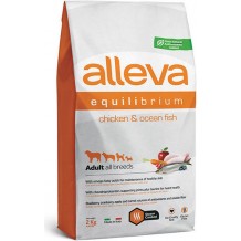 Alleva Equilibrium All Day Maintenance Chicken & Ocean Fish All Breeds Сухой корм для взрослых собак всех пород Курица и Океаническая рыба