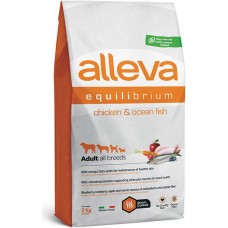 Alleva Equilibrium All Day Maintenance Chicken & Ocean Fish All Breeds Сухой корм для взрослых собак всех пород Курица и Океаническая рыба