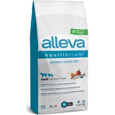 Alleva Equilibrium Sensitive Ocean Fish Medium/Maxi Сухой корм для взрослых собак средних и крупных пород. Сенситив океаническая рыба