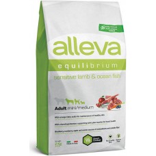 Alleva Equilibrium Sensitive Lamb & Ocean Fish Mini/Medium Сухой корм для взрослых собак мелких и средних пород. Сенситив Ягненок и Океаническая Рыба