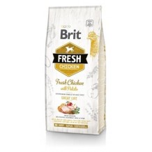 Brit Fresh для взрослых собак  с курицей и картофелем (Chicken/Potato Adult Great Life)