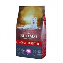 Mr. Buffalo ADULT M/L SENSITIVE с индейкой для собак средних и крупных пород