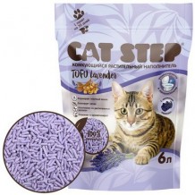 CAT STEP Тоfu Lavender Комкующийся наполнитель растительного происхождения 12л.