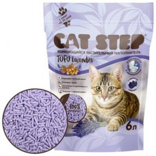 CAT STEP Тоfu Lavender Комкующийся наполнитель растительного происхождения 12л.