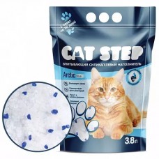 CAT STEP Arctic Blue Наполнитель впитывающий, силикагелевый 3.8л