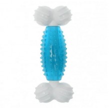 CanineClean игрушка для собак Косточка нейлон/синтетическая резина 19 см с ароматом мяты, голубой