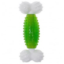 CanineClean игрушка для собак Косточка нейлон/синтетическая резина 19 см с ароматом мяты, зеленый