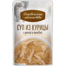 Деревенские лакомства Суп из курицы с уткой и тыквой, пауч