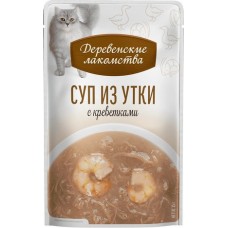Деревенские лакомства Суп из утки с креветкой, пауч