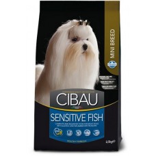 FARMINA Cibau Sensitive Fish Adult Mini Сухой корм для взрослых собак мелких пород с чувствительным пищеварением Рыба с Рисом