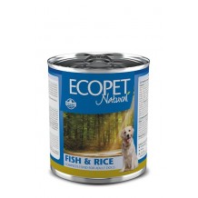 FARMINA ECOPET NATURAL DOG  FISH & RICE Влажный корм для собак рыба с рисом 300г.