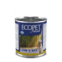 FARMINA ECOPET NATURAL DOG LAMB & RICE Влажный корм для собак ягненок с рисом 300г.