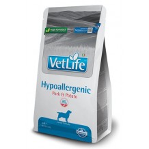 FARMINA Vet Life Dog Hypoallergenic Pork & Potato Сухой корм для собак при пищевой аллергии и/или непереносимости со Свининой и картофелем