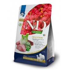 FARMINA N&D QUINOA Digestion Lamb Medium & Maxi Сухой беззерновой корм для собак средних и крупных пород для поддержки пищеварения Ягненок с Киноа