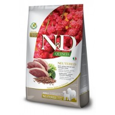 Farmina N&D Quinoa Neutered Adult Medium&Maxi Сухой беззерновой корм для стерилизованных и кастрированных собак средних и крупных пород с уткой и брокколи