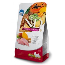 FARMINA TROPICAL DOG, CHICKEN Adult Mini Сухой корм для взрослых собак мелких пород с низким содержанием зерна. Курица тропические фрукты
