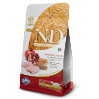 FARMINA N&D Low Grain Cat Chicken & Pomegranate Neutered Сухой низкозерновой корм для стерилизованных кошек и кастрированных котов с Курицей и гранатом