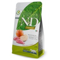 FARMINA N&D Prime Cat, Boar & Apple Adult Сухой беззерновой корм для взрослых кошек Кабан с Яблоком 1.5кг FARMINA N&D Prime Cat, Boar & Apple Adult Сухой беззерновой корм для взрослых кошек Кабан с Яблоком 1.5кг