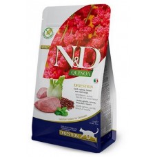 FARMINA N&D QUINOA CAT DIGESTION LAMB Adult Сухой беззерновой корм для взрослых кошек чувствительное пищеварение Ягненок с Киноа