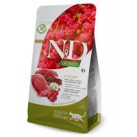 FARMINA N&D QUINOA CAT URINARY DUCK Adult Сухой беззерновой корм для взрослых кошек профилактика мочекаменной болезни Утка с Киноа 300г FARMINA N&D QUINOA CAT URINARY DUCK Adult Сухой беззерновой корм для взрослых кошек профилактика мочекаменной болезни Утка с Киноа 300г