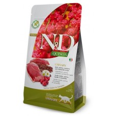 FARMINA N&D QUINOA CAT URINARY DUCK Adult Сухой беззерновой корм для взрослых кошек профилактика мочекаменной болезни Утка с Киноа