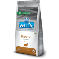 FARMINA Vet Life Cat Diabetic Сухой корм для кошек при сахарном диабете 400г FARMINA Vet Life Cat Diabetic Сухой корм для кошек при сахарном диабете 400г