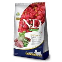 FARMINA N&D QUINOA Digestion корм беззерновой для собак для поддержки пищеварения Ягненок с Киноа (МИНИ)