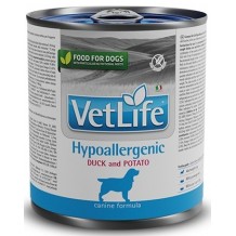 FARMINA VET LIFE NATURAL DIET DOG HYPOALLERGENIC DUCK&POTATO Паштет диета влажный корм для собак всех пород гипоаллергенный утка с картофелем 300г