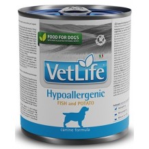 FARMINA VET LIFE NATURAL DIET DOG HYPOALLERGENIC FISH&POTATO Паштет диета влажный корм для собак всех пород гипоаллергенный рыба с картофелем 300г