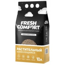 Fresh Comfort комкующийся наполнитель для кошачьего туалета, растительный