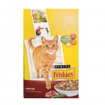 Friskies Сухой корм для кошек с мясом и полезными овощами