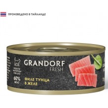 GRANDORF FRESH Tuna in jelly влажный корм для кошек Филе тунца в желе
