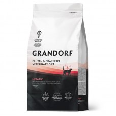 GRANDORF VETERINARY DIET Cat HEPATIC Полнорационный диетический корм для кошек, для поддержания функции печени при ХПН