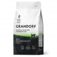 GRANDORF VETERINARY DIET Cat RENAL Полнорационный диетический корм для кошек, для поддержки функции почек при ХБН 400г