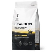 GRANDORF VETERINARY DIET Cat URINARY S/O MODERATE CALORIE Полнорационный диетический корм для кошек склонных к набору веса, при мочекаменной болезни 400г