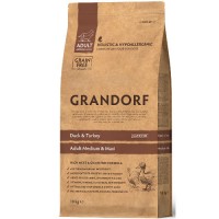 GRANDORF DOG Duck&Turkey MED&MAXI (Утка с индейкой для собак средних и крупных пород) 3кг