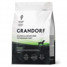 GRANDORF VETERINARY DIET Dog RENAL Полнорационный диетический корм для собак, для поддержания функций почек при ХБН 3кг