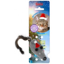 GoSi Игрушка для кошек Мышь с норковым хвостом