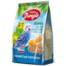 Happy Jungle корм для волнистых попугаев 500г