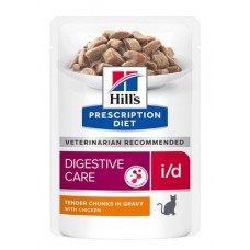 HILL'S  Prescription Diet пауч для кошек I/D лечение заболеваний ЖКТ Курица