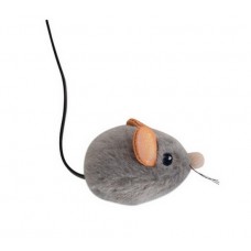 Petstages игрушка для кошек "Мышка со звуком" с кошачьей мятой 4 см