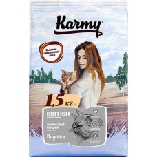 Karmy Британская короткошерстная сухой корм для взрослых кошек старше 1 года