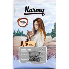 Karmy Киттен Британская короткошерстная сухой корм для беременных и кормящих кошек и котят в возрасте до 1 года