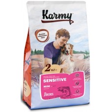 Karmy Sensitive Mini Лосось сухой корм для собак мелких пород старше 1 года, с чувствительным пищеварением