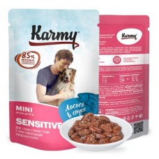 Karmy Sensitive Mini Лосось в соусе для собак мелких и миниатюрных пород в возрасте старше 1 года с чувствительным пищеварением
