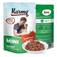 Karmy Mini Adult Телятина в соусе для собак мелких и миниатюрных пород в возрасте старше 1 года