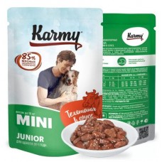 Karmy Mini Junior Телятина в соусе для щенков мелких и миниатюрных пород до 1 года